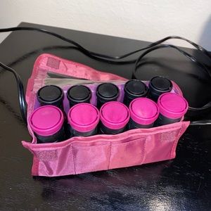 Heated hair curlers